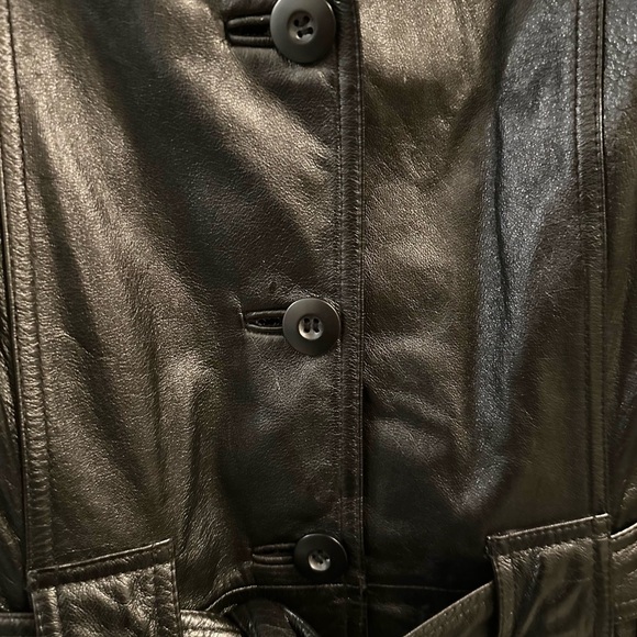 Wilson Black Leather Jacket for Women like new. - Picture 5 of 7